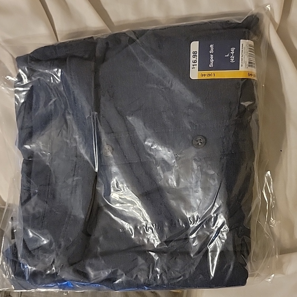 Ls knit button down Henley